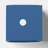 Ballotins Boîte cadeau de dés - Pips blancs avec / Couleur p (Haut)