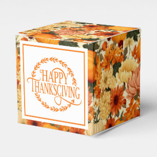 Ballotins Boîte Cadeau de Fleurs d'Automne