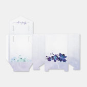 Ballotins Boîte Cadeau de mariage violet Favors (Déplié)