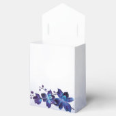 Ballotins Boîte Cadeau de mariage violet Favors (Ouvert)