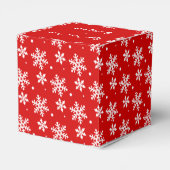 Ballotins Boîte cadeau de Noël Boîte personnalisée Flocon de (Arrière)