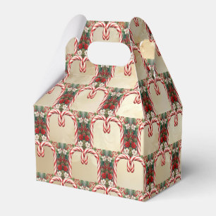 Ballotins Boîte-cadeau de Noël de bonbons en forme de canne