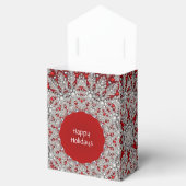 Ballotins Boîte cadeau de Noël décorative rouge (Ouvert)