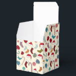 Ballotins Boîte cadeau de Noël décorée, emballage de vacance<br><div class="desc">Enregistrez le papier d'emballage et utilisez cette petite boîte cadeau à la place.</div>