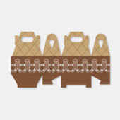 Ballotins Boîte cadeau de Noël Gingerbread Boys (Déplié)