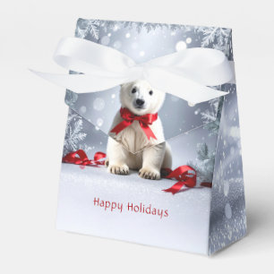 Ballotins Boîte cadeau de Noël pour ours polaire