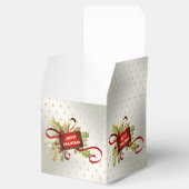 Ballotins Boîte cadeau de Noël rouge moderne (Ouvert)