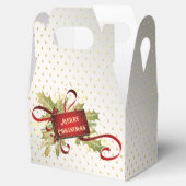 Ballotins Boîte cadeau de Noël rouge moderne (Ouvert)