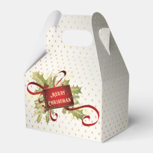 Ballotins Boîte cadeau de Noël rouge moderne