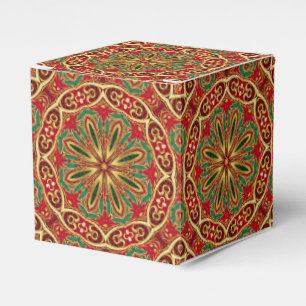 Ballotins Boîte cadeau de Noël Rouge or