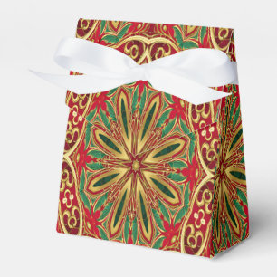 Ballotins Boîte cadeau de Noël Rouge or