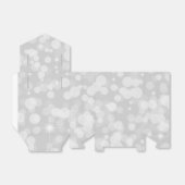 Ballotins Boîte cadeau de Noël Silver Bells (Déplié)