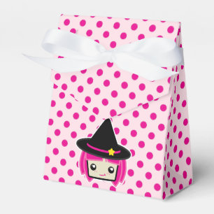 Ballotins Boîte cadeau de sorcière Kawaii rose Haired