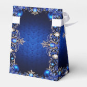 Ballotins Boîte cadeau de vacances décorative bleue (Arrière)