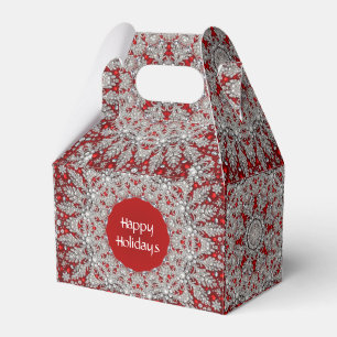 Ballotins Boîte cadeau de vacances décorative rouge