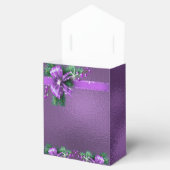 Ballotins Boîte cadeau de vacances pourpre Bow (Ouvert)
