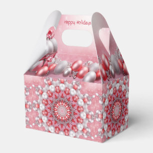 Ballotins Boîte cadeau de vacances rose