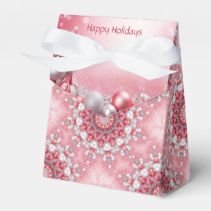 Ballotins Boîte cadeau de vacances rose