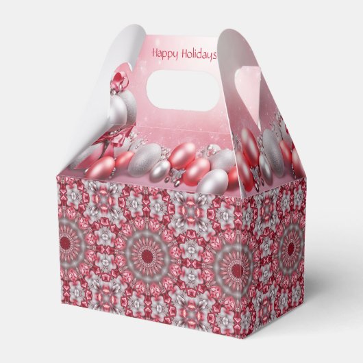 Ballotins Boîte cadeau de vacances rose (Verso)