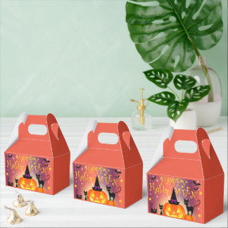 Ballotins Boîte Cadeau Décorée Avec Joyeuse Fête Halloween