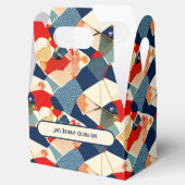 Ballotins Boîte cadeau design coloré japonais | Personnalisé (Ouvert)