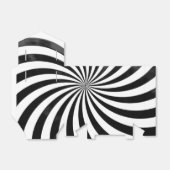 Ballotins Boîte Cadeau Fête Noir & Blanc Favor (Déplié)