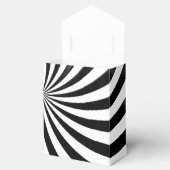 Ballotins Boîte Cadeau Fête Noir & Blanc Favor (Ouvert)