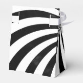 Ballotins Boîte Cadeau Fête Noir & Blanc Favor (Arrière)