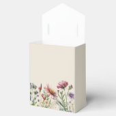 Ballotins Boîte Cadeau fleur sauvage de mariage Favor (Ouvert)