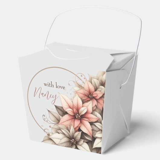 Ballotins Boîte-cadeau florale pastel délicate (Recto)
