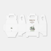 Ballotins Boîte-cadeau Gable Personnalisable À Thème Train/B (Déplié)