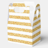 Ballotins Boîte cadeau Gold Stripe (Ouvert)