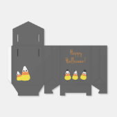 Ballotins Boîte cadeau Halloween | Candy Corn Box (Déplié)