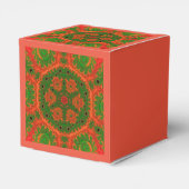 Ballotins Boîte cadeau Kaleidoscope orange et vert (Arrière)