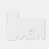 Ballotins Boîte cadeau Kawaii Winking Ghost (Déplié)