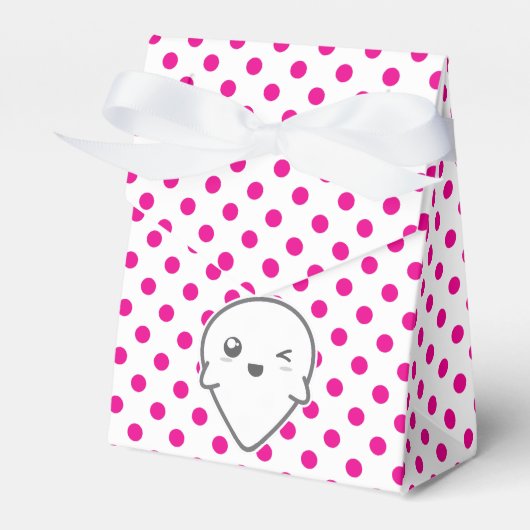 Ballotins Boîte cadeau Kawaii Winking Ghost (Verso)