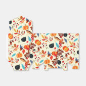 Ballotins Boîte cadeau Motif d'automne (Déplié)