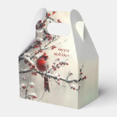 Ballotins Boîte cadeau Noël Cardinal Rouge (Verso)