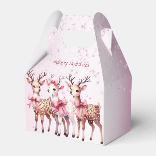 Ballotins Boîte cadeau Noël Deer Holiday (Verso)