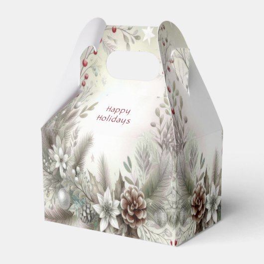 Ballotins Boîte cadeau Noël hiver (Verso)