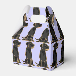 Ballotins Boîte-cadeau noire de labrador retriever