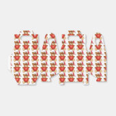 Ballotins Boîte cadeau Nounours de Noël (Déplié)