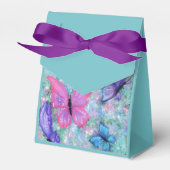 Ballotins Boîte cadeau Papillons colorés (Verso)