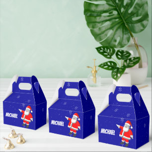 Ballotins Boîte cadeau Père Noël personnalisable sur Snowy B