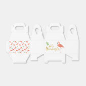 Ballotins Boîte cadeau personnalisée Flamant rose - Gable (Déplié)
