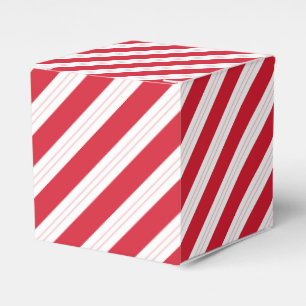Ballotins Boîte-cadeau rayée de canne en sucre pour fête de 
