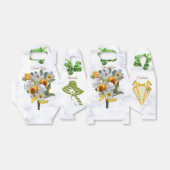 Ballotins Boîte cadeau romantique Tropical (Déplié)