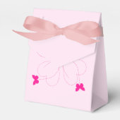 Ballotins Boîte cadeau rose avec papillons (Verso)