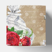 Ballotins Boîte cadeau Rose rustique avec coeur (Haut)