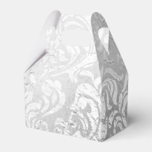 Ballotins Boîte cadeau Silver Swirl